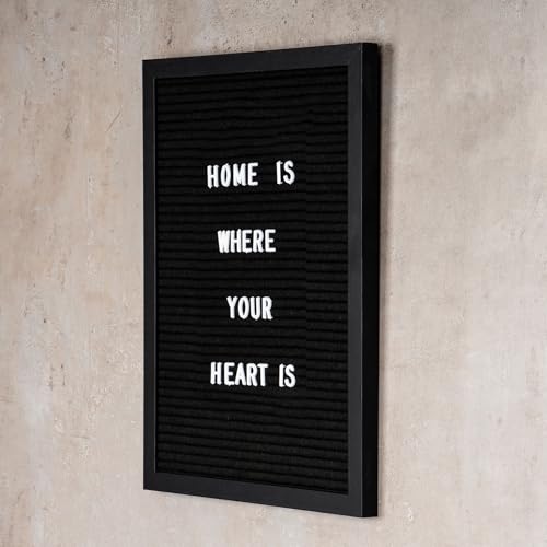 Buchstaben Tafel Holz 30x40cm Letter Board Schwarz Stoff Stecktafel Memotafel Wanddeko
