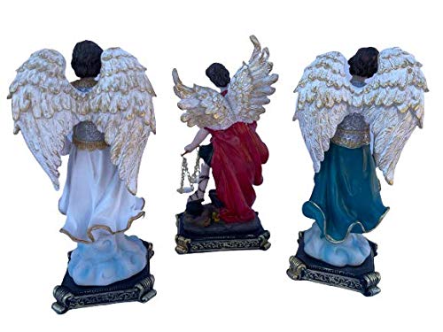 Set de 3 Arcángeles de Resina Religiosa 8" miniatura 2