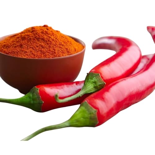 Pimienta de cayena molida en polvo de chile en polvo, especias rojas, especias picantes, condimento de cayena HerbsnSpiceit (200 g)