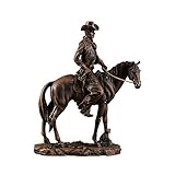 Gewicht: 1,7 kg DAMAI STORE Reiter Statue Harz Bastelt Dekoration Retro Home Decor Kreative Bar Dekoration