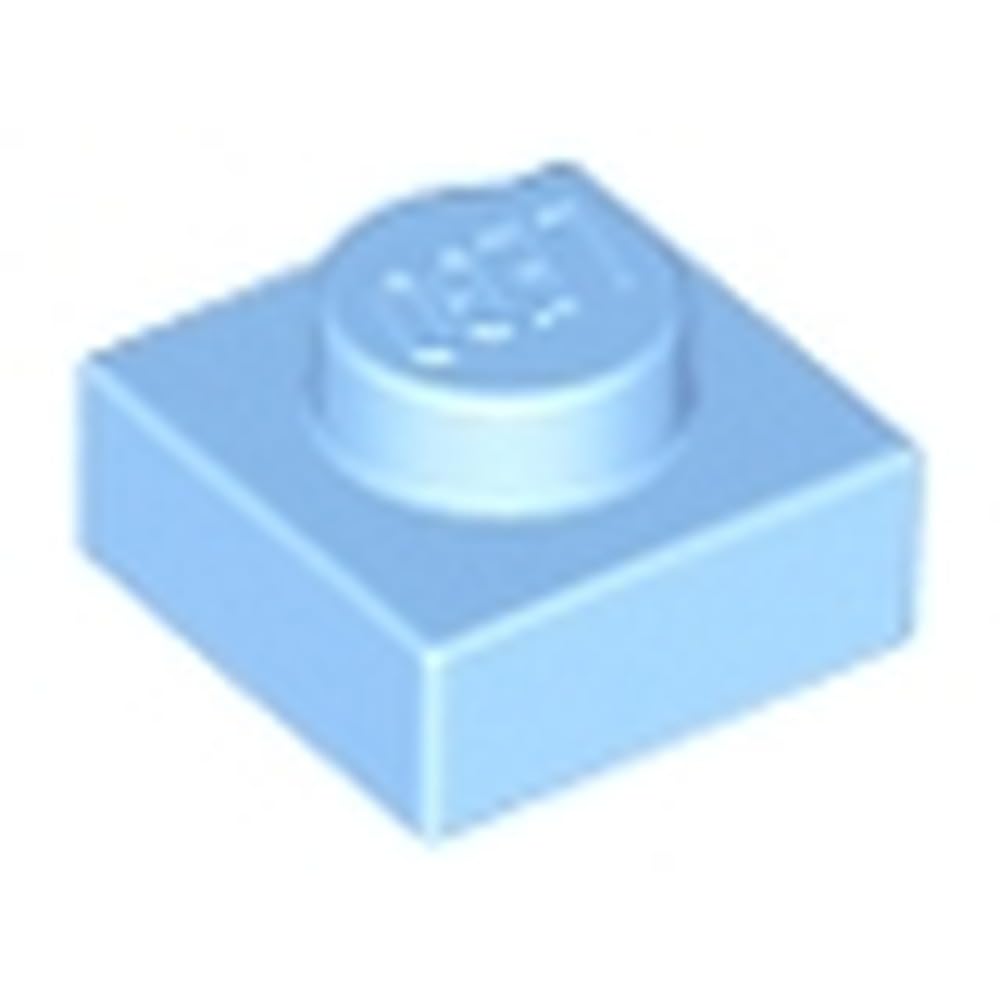 LEGO Brick Plate 1 x 1, Part 3024 (Bright Light Blue, 10, count) โ image 1