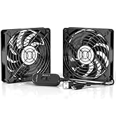 【2024進化モデル】Keynice 冷却ファン usbファン 扇風機 静音 強力2000RPM 小型 ミニ 車中泊 換気扇 冷却クーラー PC パソコン ルーター 水槽 PS4冷却 9枚羽根 ...