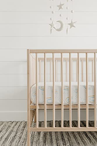 Image of Premium Fitted Knit Crib Sheet /Toddler Sheet Skye by Copper Pearl