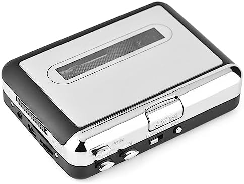 USB Cassette Tape to MP3 Converter, Audio Music Player with Headphones