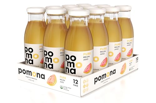 Pomona Organic Juices Pure Melon Juice, Cold Pressed Organic Juice,