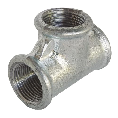 SOMATHERM FOR YOU - Gleiches T-Stück - Gusseisen verzinkt - Dreifaches Weibchen 20/27 N° 130