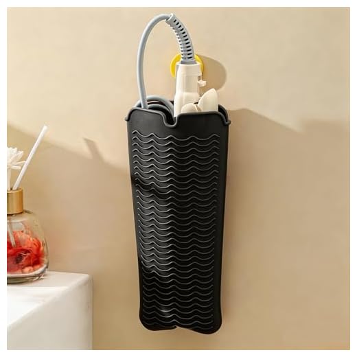 Heat Resistant Tool for Hair Tools - Silicone Heat Mat & Holder for Curling Iron