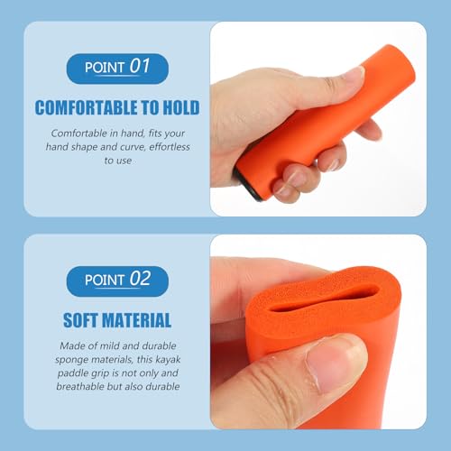 Evita ampollas con el grip de kayak absorbente de esponja blanda UKCOCO 4