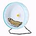 Plastic Silent Running Wheel Hamster Mouse Rat Exercise Toys Pet Toy Training Cage Accessory for Small Animals Mouse with Iron Stand