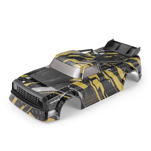 HAIBOXING Remote Control Car Spare Parts,1/18TH Drift RC Car Body Shell Black Replacement Part with Front Grill & Brackets & Hood Mount & Rear Cage &Wing Apply to 2196 (2196B01)