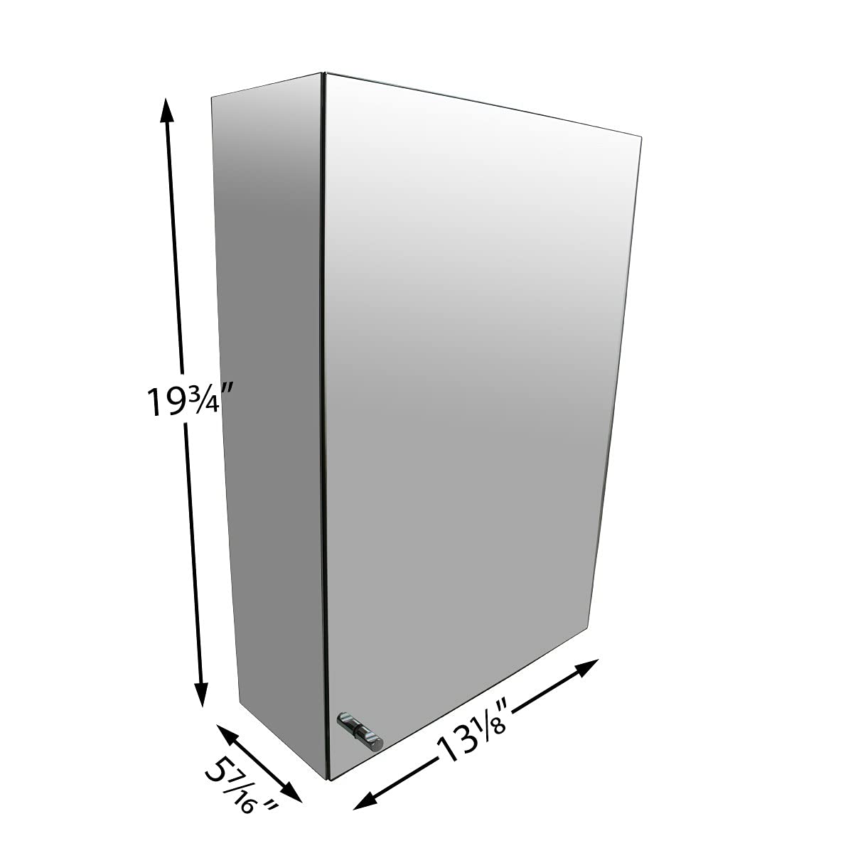 Jensen Mirror on Mirror Frameless Rectangular Recessed Medicine Cabinet, 16
