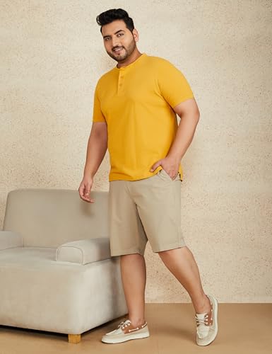 Image of Amazon Brand - Symbol Men's Cotton Cargo Regular Fit Shorts | Casual Chinos