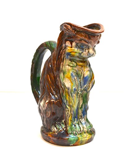 Lost World Imports Ceramic Cat Water Pitcher