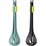 2 in 1 Food Clip &Multi-function Egg Beater,Bread Clip, Salad clip,Noodles Tongs，Multifunctional Ki