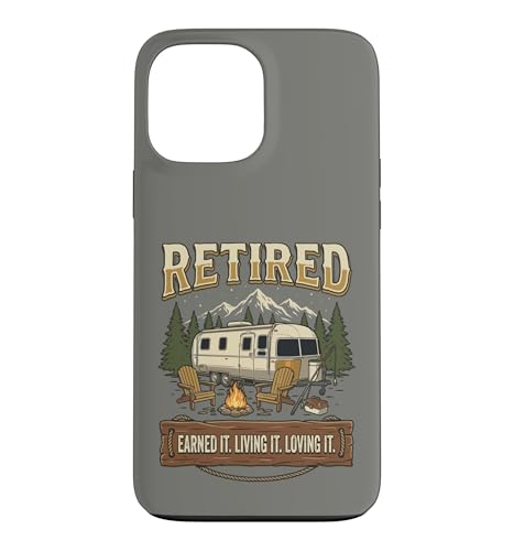 Vintage Retired RV Camping Camper Fishing Outdoors �X�}�z�P�[�X iPhone 13 Pro Max �p