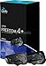 Cardo FREECOM 4 PLUS - 4-Way Motorcycle Bluetooth Communication System With Natural Voice Operation, Sound By JBL (Dual Pack)