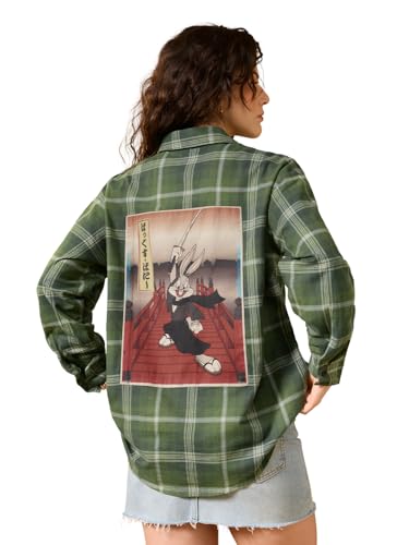 Chemise Looney Tunes en coton anti transpirante à col montant