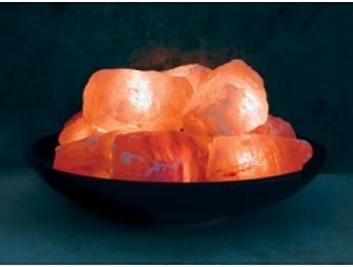Himalayan Salt Crystal Firebowl Lamp