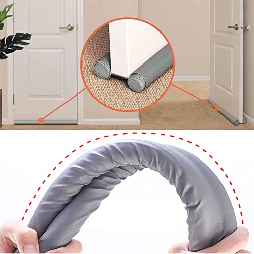 1 paraspifferi da 96 cm, per porte, guarnizione