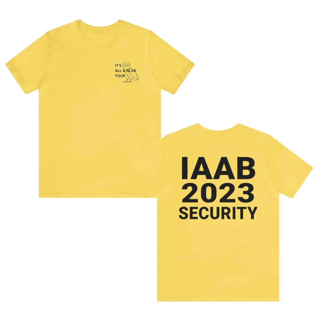 Drake IAABツアー Tシャツ It's All A Blur Tour Drake IAAB 2023 Heavy Cotton T-Shirt