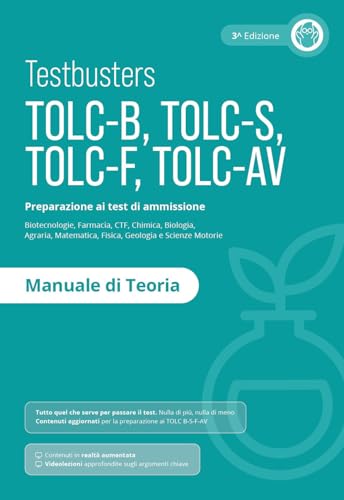  Testbusters TOLC-B-S-F-AV. Manuale di teoria