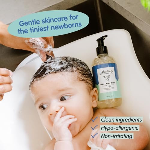 TUBBY TODD Baby Arrival Bath & Skincare Set - The Newborn Gift Set - Baby Shampoo and Body Wash, Lotion, All Over Ointment, Diaper Paste, Baby Massage Oil, Baby Deo - Standard Size Fragrance-Free - Thumbnail 4