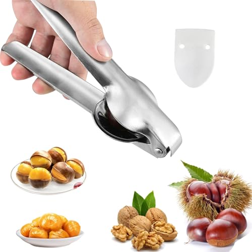Chestnut Clip, Chestnut Tongs, Chestnut Cutter, Chestnut Opener Cutter, Stainless Steel Chestnut Cutter, Kitchen Appliances Dry Fruit Opener for Walnuts, Chestnuts, Nuts