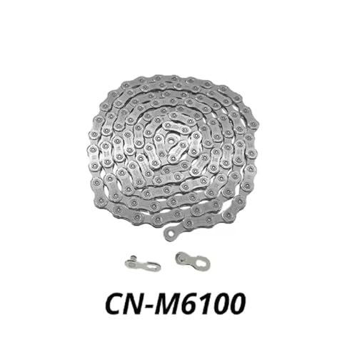 Chaîne CN-M6100 12 vitesses HG pour VTT avec maillon rapide 124L à haute fluidité