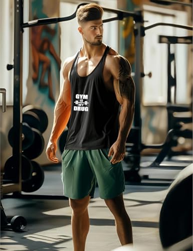 Image of Men's Tank Top Sleeveless Gym Vest