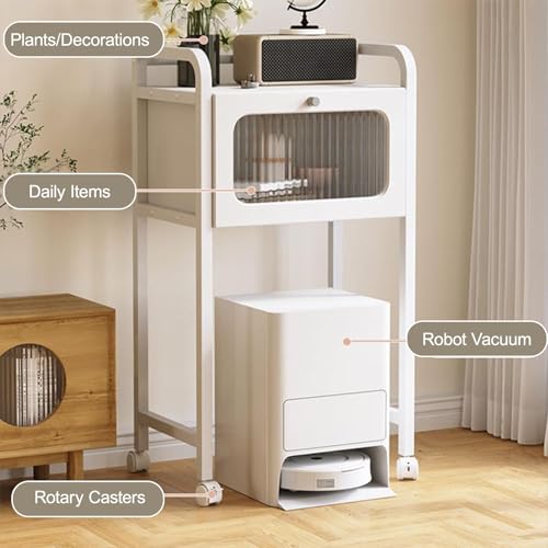 ZIGTUEI robot vacuum cabinet in use