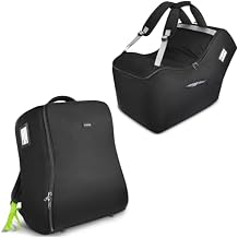 YOREPEK Padded Car Seat Travel Bag Backpack Compatible with All Nuna Pipa Car Seat and Base, Padded Stroller Travel Bag Fits for UPPAbaby MINU V2