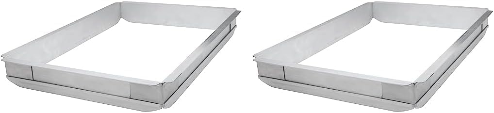 Winco Aluminum Sheet Pan Extender, Quarter,Silver (Pack of 2)