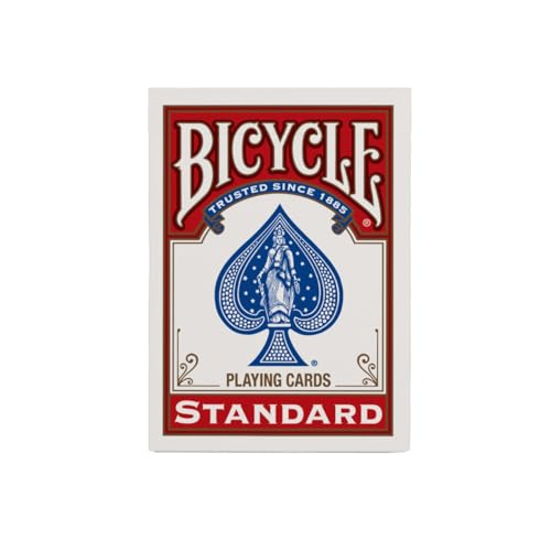 Image of Bicycle Standard Playing Card 12 Pack | Air Cushion Finish for smooth shuffling, Made in USA, 6 red and 6 blue decks, Ideal for poker and blackjack