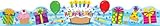 Space for personalizing. Carson-Dellosa Publishing 101021 - Corona estudiante, cumpleaños, 4 x 23 1/2