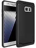 Galaxy Note 7 Case, LK [Armor Shield] Shock Absorbent Dual Layer Hard PC Cover + TPU Inner Hybrid Defender Case For Samsung Galaxy Note 7 (Black)