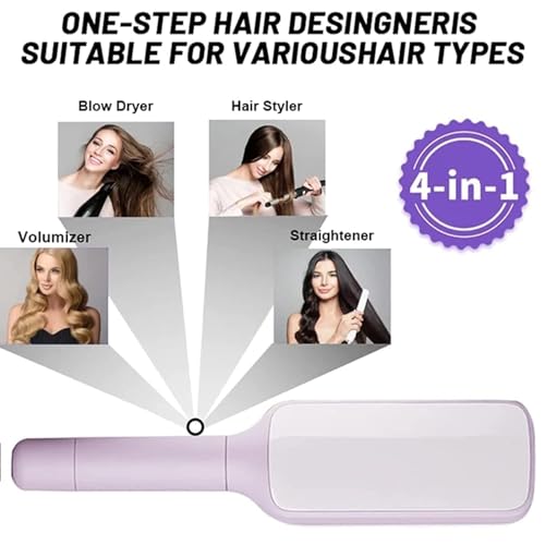 Image of Detangling Hair Brush for Women & Men- Anti Hair Fall Comb for Curly, Wavy & Straight Hair | Hair Straightening Brush, Wet & Dry Styling Brush | Scalp Massager, Frizz Control & Tangle (Detangler hair brush)