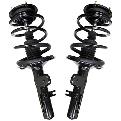Image of Detroit Axle - FWD 8pc Front Rear Struts Sway Bars for 2005 2006 2007 Mercury Montego Five Hundred, 4 Struts with Coil Springs 4 Sway Bars Replacement Suspension Kit