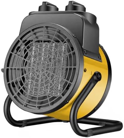 Portable Garage Heater,3 Modes PTC Electric Heater with Adjustable Angle,Yellow/1