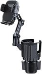 Cup Holder Phone Mount for Car, 2 in 1 Cell P Car Mount 360 Rotation Cup Holder Expander for Stanley 10-40oz Drink Bottles, Mugs and Phone Compatible with iPhone Samsung