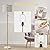 GyroVu Marble Floor Lamp, Adjustable Height Standing Lamp with Marble Base Tall Lamp with Pull Chain Switch Floor Lamps for Living Room, Bedroom & Office Bulbs Not Included(Gold)
