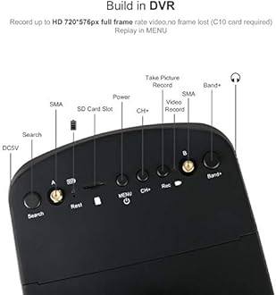 SoloGood EV800D 5.8G FPV Goggles 40CH 5 Inch with DVR 800 * 480px LCD Support Video Recording for Analog FPV Drone RC Car