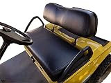 Club Car DS "STAPLE ON" Golf Cart Seat Cover (Solid Color)