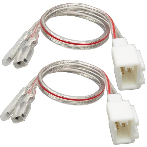 Nulth Front Door Speaker Wiring Harness Adapter Replacement for Hyundai Accent/Azera/Tucson 2005-2021 DashTweeter Speaker Connector Plug Cable Plug, 2PC