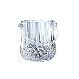 1. Le seau à glace est en verre de cristal, qui a une résistance élevée à la chaleur (160 ° c), une résistance au froid (-30 ° c), une forte résistance aux acides, une forte résistance à la pression, une résistance à l'électricité statique et une longue durée de vie