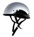 Skid Lid Original Solid Motorcycle Helmets - Chrome - X-Large