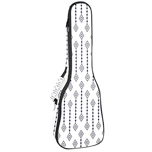 Sac ukulélé ténor rembourré anti-choc et imperméable style bohème