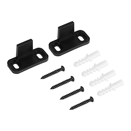 Pasa El Ratón Por Encima De La Imagen Para Ampliarla Fdit 2Pcs Guía De Piso Clip Ajustable Deslizante Puerta Inferior De Hardware Para Granero Con Tornillos