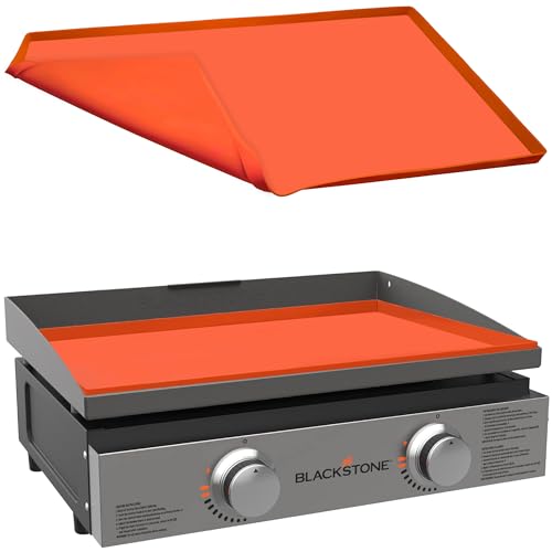 Image of 22 inch Premium Silicone Griddle Mat for Blackstone 22 Inch Grill, Heavy Duty Food Grade Silicone Griddle Cover, Keep Your Grill Clean and Rust-Free All Year Long