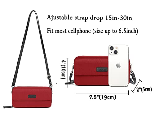Goingpei Small Crossbody Bags For Women,Rfid Phone Wallet Purse Shoulder Handbags With Wristlet And Card Holder #TOP4