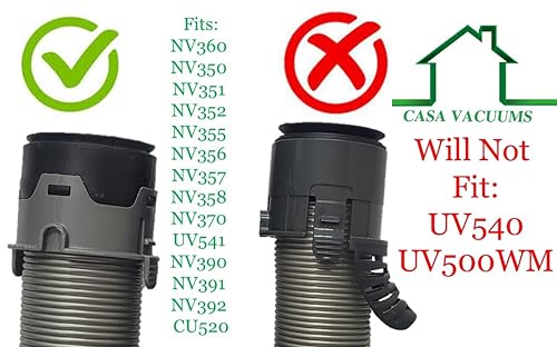image for Casa Vacuums Upgraded Replacement Shark Navigator Hose Handle Compatib